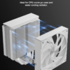 UpHere 5V 3-PIN ARGB 120mm PWM PC Case Fans – Quiet Cooling, 1650 RPM