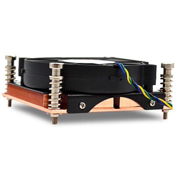 Custom 1U 115x CPU Cooler with Copper Heat Sink & Fan – Server Cooling Fan for Computer Cases