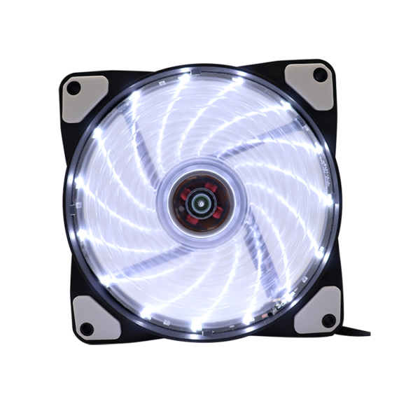 Factory Supply 120mm Hydraulic Bearing PC Case Fan – 15 LED Silent 12cm Cooling Fan for Computer Cases