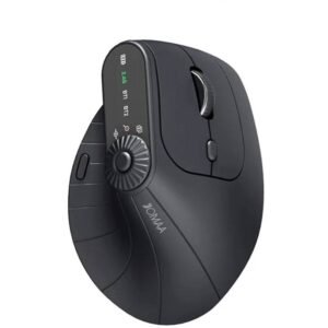 H7b90aedf63644070875f05aa56bbdc31D.jpg JOMAA Ergonomic 2.4G Wireless & Bluetooth Dual Mode Mouse – Silent Vertical Gaming Mouse for Right-Handed Users