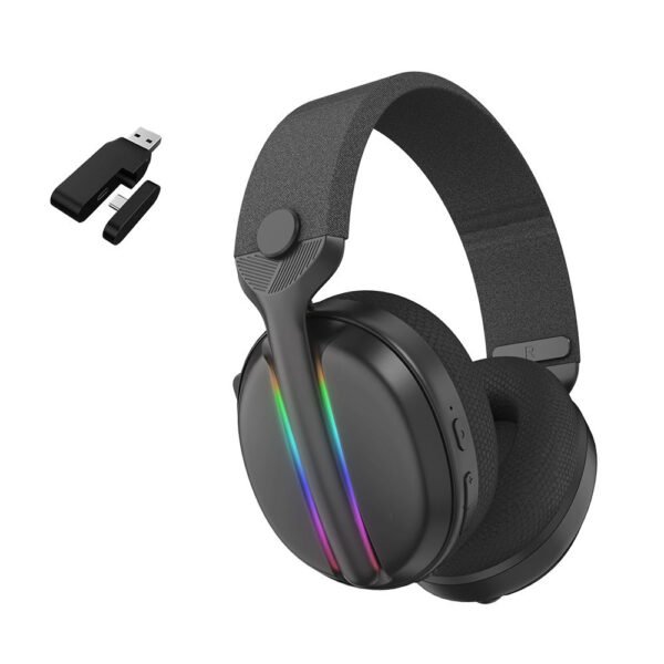 H8b02547b540f43c4892c5eba68ef3128V.jpg Rambotech GM1200 2.4G Wireless Gaming Headset – Noise-Cancelling Microphone, Comfortable Gamer Headphones for PS4, PC & Laptop