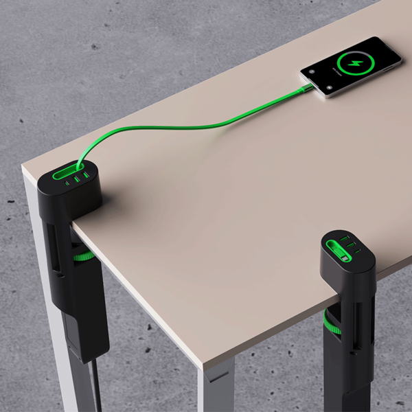 Hb469666ace7b4603bc1b41b59ed85c90k.png Drill-Free Desk Socket USB 3-Way Tabletop Multiple Socket – 3 Outlets for Home & Office with Charging Cable