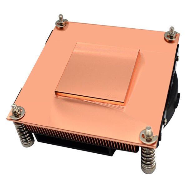 Custom 1U 115x CPU Cooler with Copper Heat Sink & Fan – Server Cooling Fan for Computer Cases
