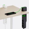 Hc8bcb40560f8460297ca30a47f7414f2m.jpg Drill-Free Desk Socket USB 3-Way Tabletop Multiple Socket – 3 Outlets for Home & Office with Charging Cable