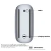 cn-11134207-820l4-mh9xde4gshl537.webp Wireless Bluetooth Rechargeable Silent Multi-Arc Touch Mouse Ultra-Thin Mouse for MacBook / Laptop