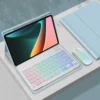 GOOJODOQ Universal Wireless Bluetooth Keyboard & Mouse with Backlight