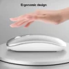 D Rechargeable Wireless Mouse – 2.4GHz USB Receiver Optical Adjustable Silent Mouse for PC & Laptop