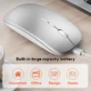 D Rechargeable Wireless Mouse – 2.4GHz USB Receiver Optical Adjustable Silent Mouse for PC & Laptop
