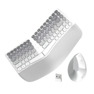 MOFII BOMI Wireless Keyboard and Mouse Combo 2.4G Stable Connection for Office & Home
