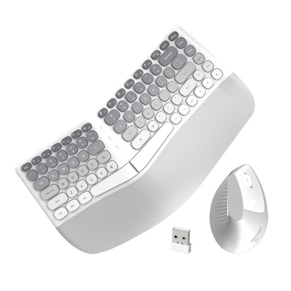 MOFII BOMI Wireless Keyboard and Mouse Combo 2.4G Stable Connection for Office & Home