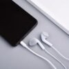 3.5mm Wired Earbuds with Microphone Comfortable Stereo Earphones for Calls & Music