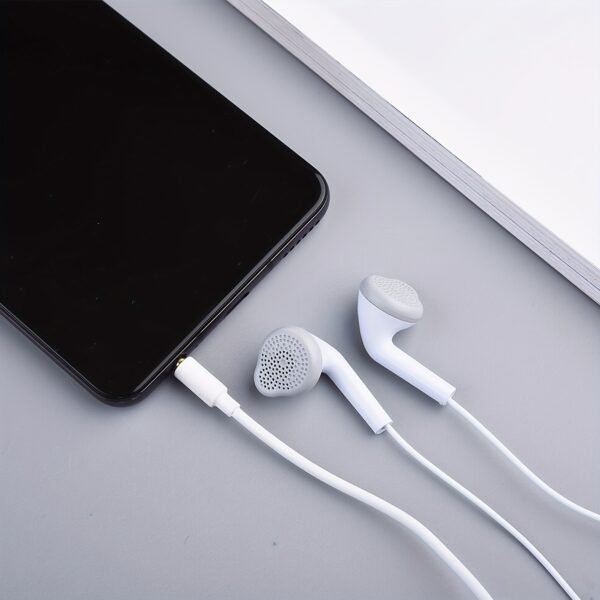 3.5mm Wired Earbuds with Microphone Comfortable Stereo Earphones for Calls & Music