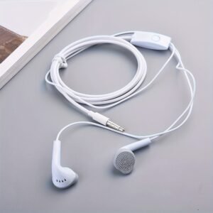 3.5mm Wired Earbuds with Microphone Comfortable Stereo Earphones for Calls & Music