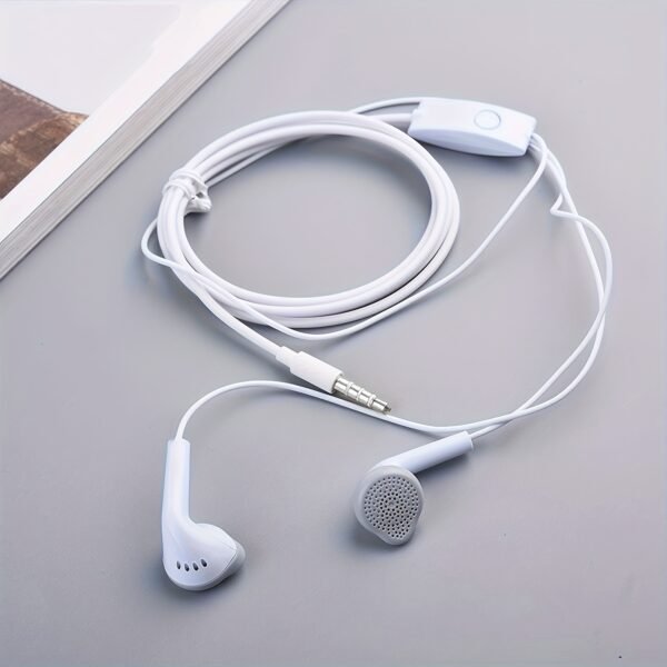 3.5mm Wired Earbuds with Microphone Comfortable Stereo Earphones for Calls & Music