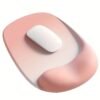Ergonomic Mouse Pad with Gel Wrist Support Premium Lycra Fabric