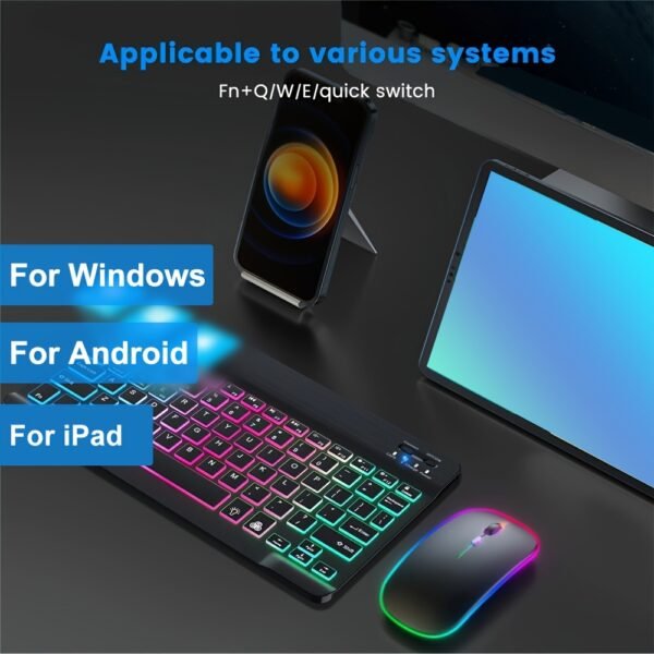 2504079424cdabe0f0915be9fbb34206.jpg Ultra-Slim Backlit Wireless Keyboard and Mouse Set for iPad Android Windows Tablet Phone