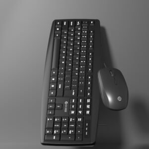 Business Silent Wireless Keyboard & Mouse Combo Set for Office & Home Use