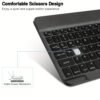 Ultra-Slim RGB Wireless Keyboard and Mouse Combo for Gaming Office Laptop Use