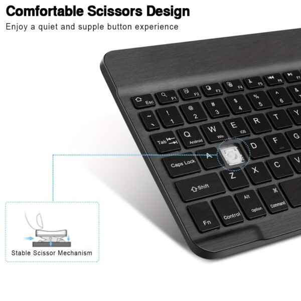 Ultra-Slim RGB Wireless Keyboard and Mouse Combo for Gaming Office Laptop Use