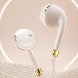 Wired Headphones with Microphone Stereo Over-Ear Headset for Music & Calls