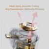 QKZ ENZO PRO 3.5mm Detachable Dynamic Resin In-Ear Monitor Earphones with L-Shaped Plug