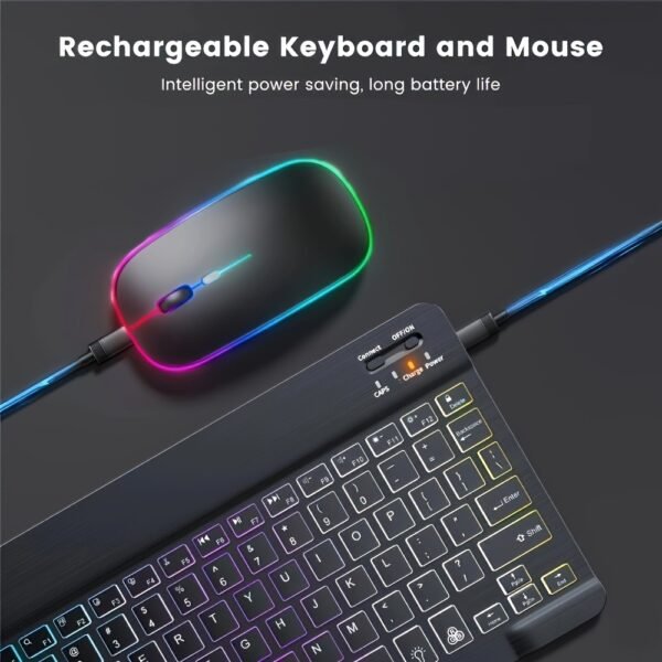 64429564-af8e-415b-8290-c38ac09dc0d3.jpg Ultra-Slim Backlit Wireless Keyboard and Mouse Set for iPad Android Windows Tablet Phone