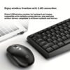 HP Wireless Keyboard and Mouse Combo for Office Laptop & Desktop PC