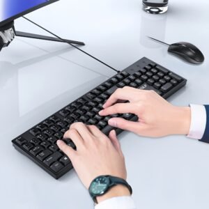 Wired Keyboard And Mouse Set for PC Laptop Office Esports Gaming