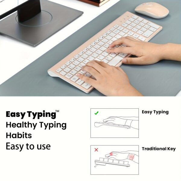 91a757e5-24ce-4729-b1fe-9380afef683f.jpg Cimetech Wireless Keyboard and Mouse Combo for Office Laptop and Desktop Use