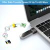 USB to USB-C Adapter – Type-C Female to USB Male Converter for Car Chargers, Hard Drives, Phones & Tablets
