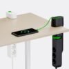 Hc8bcb40560f8460297ca30a47f7414f2m.jpg Drill-Free Desk Socket USB 3-Way Tabletop Multiple Socket – 3 Outlets for Home & Office with Charging Cable