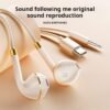 Wired Headphones with Microphone Stereo Over-Ear Headset for Music & Calls