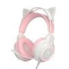 SY-G35 Cute Cat Ear Gaming Headset Wired Over-Ear Headphones with Microphone