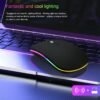 Dual-Mode Wireless Mouse Bluetooth & 2.4G Rechargeable Mouse for Laptop PC Tablet