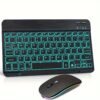 Ultra-Slim RGB Wireless Keyboard and Mouse Combo for Gaming Office Laptop Use