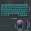 Ultra-Slim RGB Wireless Keyboard and Mouse Combo for Gaming Office Laptop Use