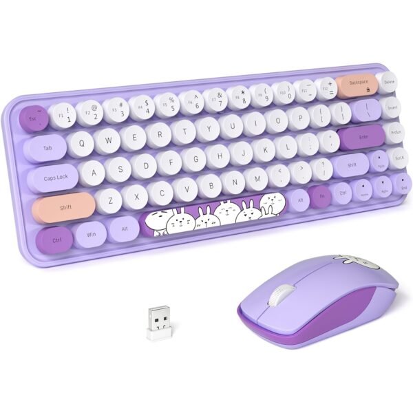 f2a8e5de-ad49-4d0d-9c5b-10881cfa7c1c.jpg 2.4G Wireless Retro Keyboard and Mouse Set with 68-Key Round Keycaps for Laptop PC
