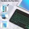 Ultra-Slim RGB Wireless Keyboard and Mouse Combo for Gaming Office Laptop Use